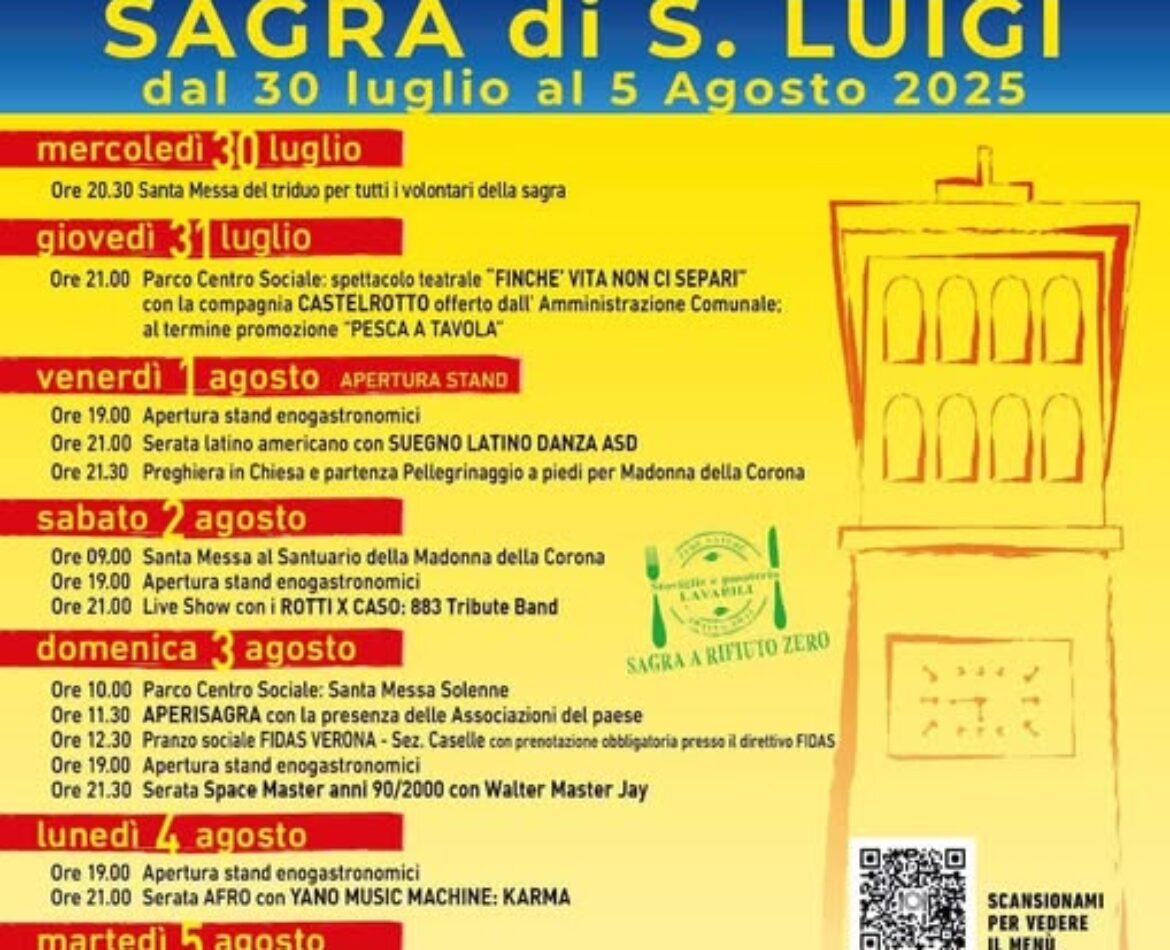 Sagra di san luigi 2025